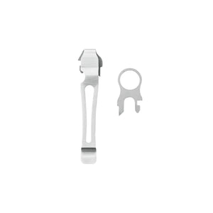 Charge+ TTi included pocket clip and lanyard ring